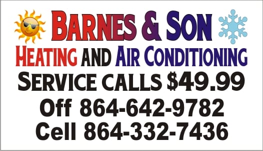 Logo for Barnes & Son Heating & Air